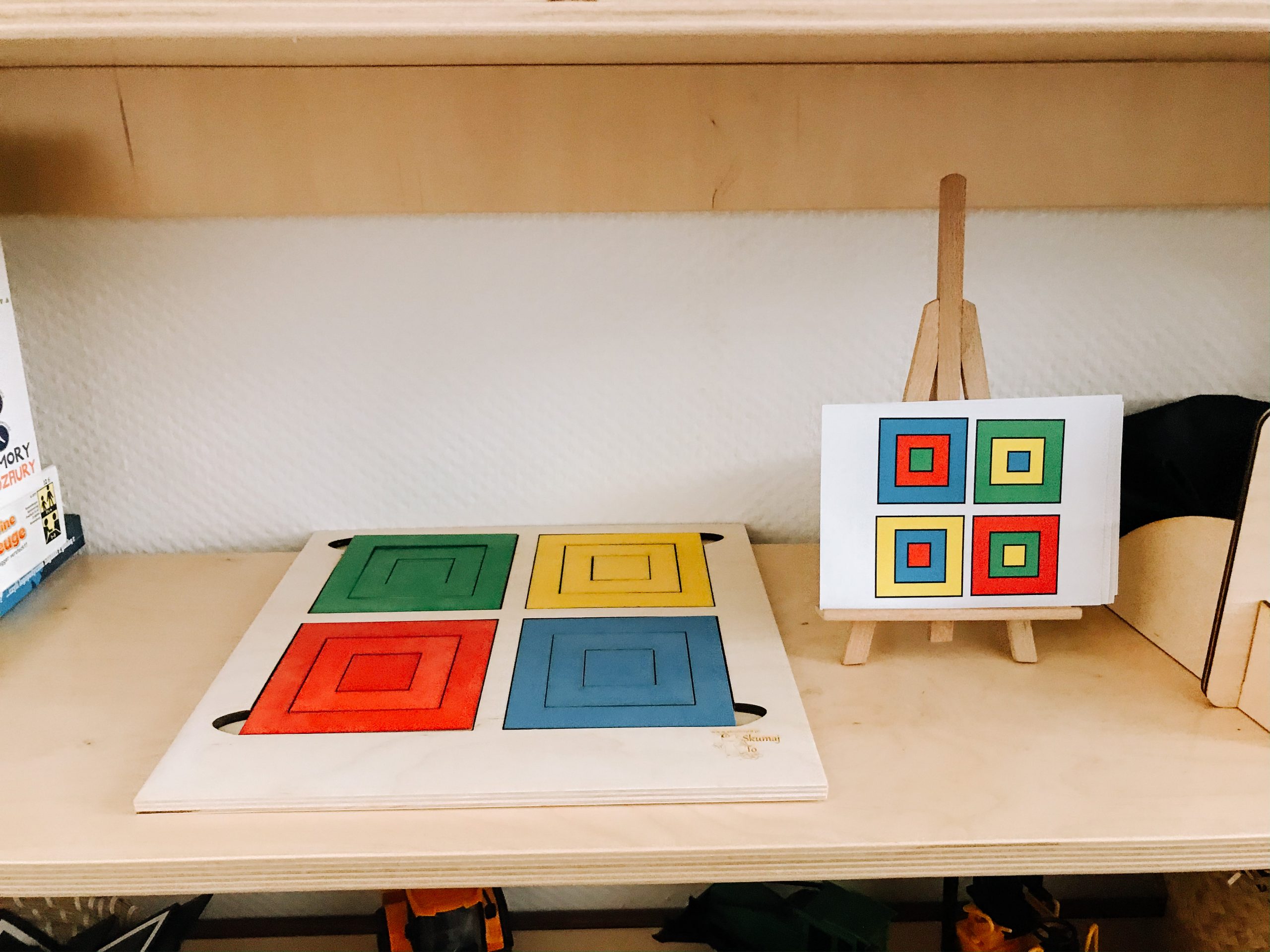 półki Montessori 4 latków 
