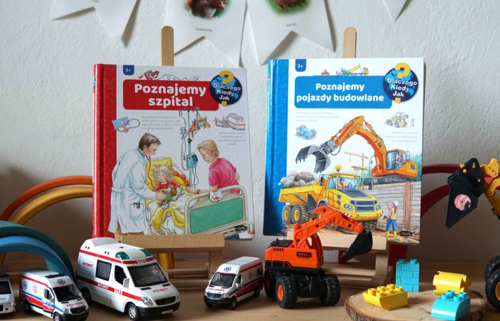 Poznajemy pojazdy budowlane i podajemy szpital Wydawnictwo SAM